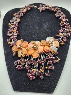 Smokey Quartz and Amethyst Necklace