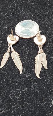 Navajo Heart Earrings