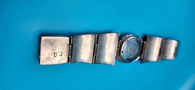 Navajo Turquoise and Silver Watchband with Seiko Watch