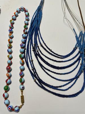 Beaded necklaces
