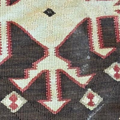 Rose & Brown Rectangular Turkish Rug (1018CR-ES)