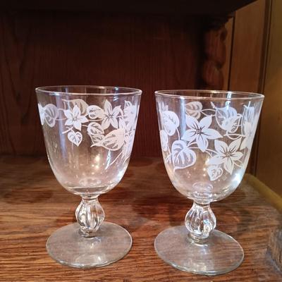 LOT 4: Vintage Spanish-Style Carved Wood Bar w/ Glasses & More