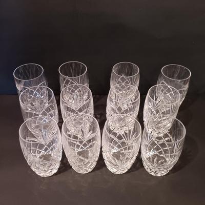 LOT 6: Galway Crystal Ashford Highball Glasses (Set of 12)