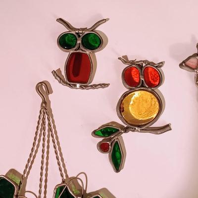 LOT 11: Collection of 6 Stained Glass Suncatchers