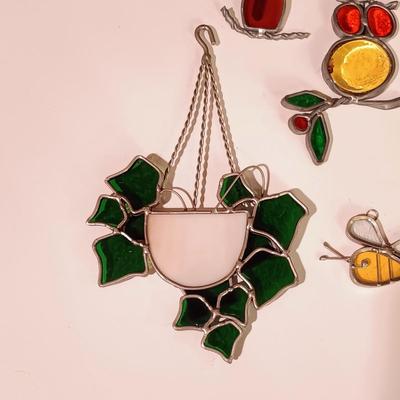 LOT 11: Collection of 6 Stained Glass Suncatchers
