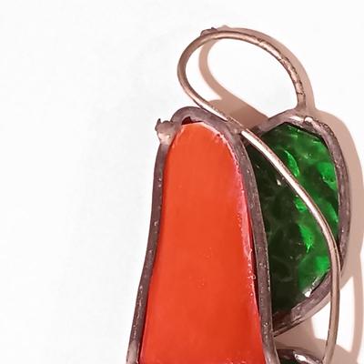 LOT 12: Collection of 6 Summer-Themed Stained Glass Ornaments