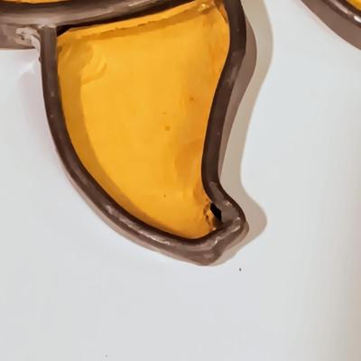 LOT 13: Collection of 5 Spring-Themed Stained Glass Suncatchers