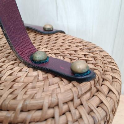 LOT 15: Vintage Etienne Aigner Wicker Basket Bag & Prentice Wicker Handbag