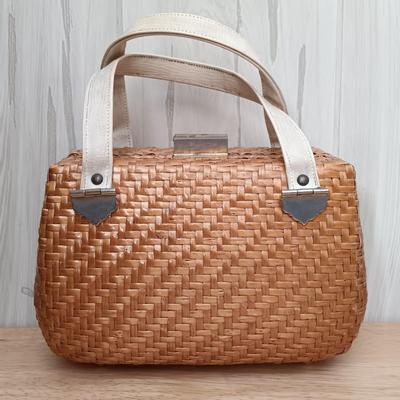 LOT 15: Vintage Etienne Aigner Wicker Basket Bag & Prentice Wicker Handbag