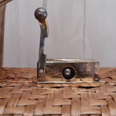 LOT 15: Vintage Etienne Aigner Wicker Basket Bag & Prentice Wicker Handbag