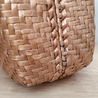 LOT 15: Vintage Etienne Aigner Wicker Basket Bag & Prentice Wicker Handbag