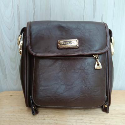 LOT 18: Fossil Weave Woven Handbag, Austin Designs Handbag & Capezio Crossbody Bag