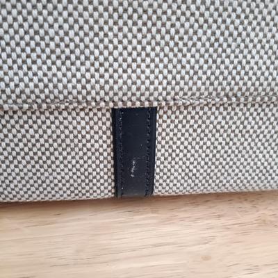 LOT 19: Vintage Liz Claiborne Leather Trim Handbag with Matching Change Purse & John Romain Tweed Handbag