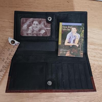 LOT 21: Biagi Leather Key Wallet, Ralph Lauren Wristlet, Brighton Wallet, Etienne Aigner Pen & More