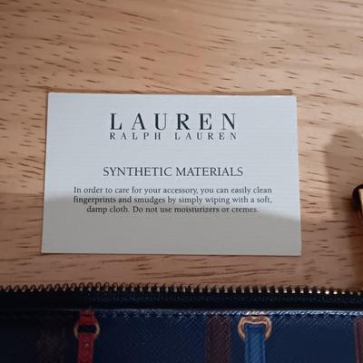 LOT 21: Biagi Leather Key Wallet, Ralph Lauren Wristlet, Brighton Wallet, Etienne Aigner Pen & More