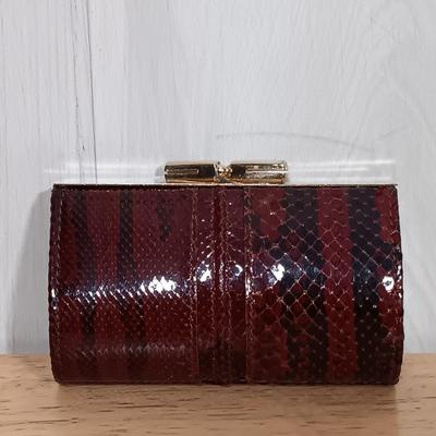 LOT 21: Biagi Leather Key Wallet, Ralph Lauren Wristlet, Brighton Wallet, Etienne Aigner Pen & More