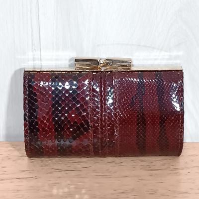 LOT 21: Biagi Leather Key Wallet, Ralph Lauren Wristlet, Brighton Wallet, Etienne Aigner Pen & More