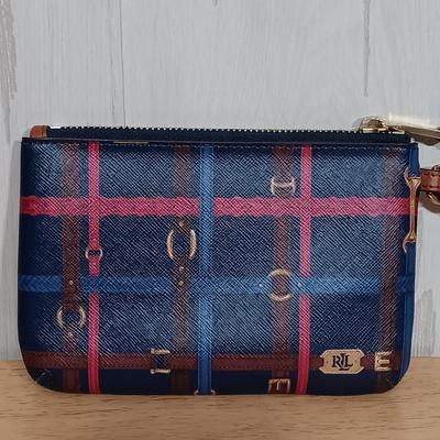 LOT 21: Biagi Leather Key Wallet, Ralph Lauren Wristlet, Brighton Wallet, Etienne Aigner Pen & More