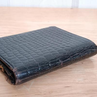 LOT 21: Biagi Leather Key Wallet, Ralph Lauren Wristlet, Brighton Wallet, Etienne Aigner Pen & More