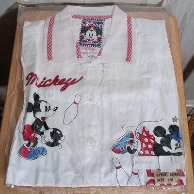 LOT 23: Vintage Disney Collection- JouJou League Champs Shirt, Beach Club Resort Sweater, 80s Totally Minnie Jewelry, Goofy Pirates of...