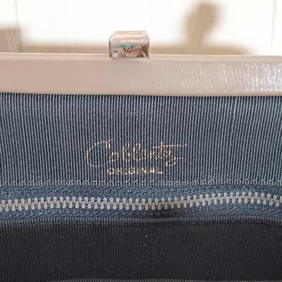 LOT 24: Vintage Coblentz Handbag, Kate Spade Striped Mini Pouch & Guerlain Tote Bag