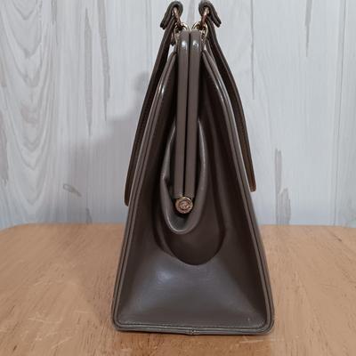 LOT 24: Vintage Coblentz Handbag, Kate Spade Striped Mini Pouch & Guerlain Tote Bag