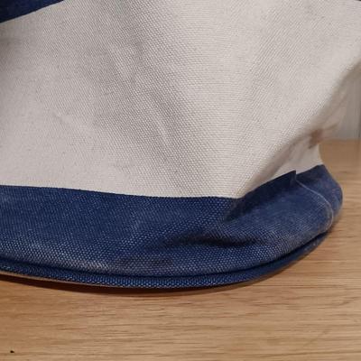 LOT 24: Vintage Coblentz Handbag, Kate Spade Striped Mini Pouch & Guerlain Tote Bag