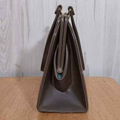 LOT 24: Vintage Coblentz Handbag, Kate Spade Striped Mini Pouch & Guerlain Tote Bag