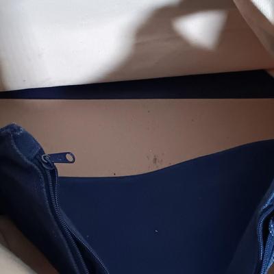 LOT 24: Vintage Coblentz Handbag, Kate Spade Striped Mini Pouch & Guerlain Tote Bag