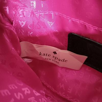 LOT 24: Vintage Coblentz Handbag, Kate Spade Striped Mini Pouch & Guerlain Tote Bag