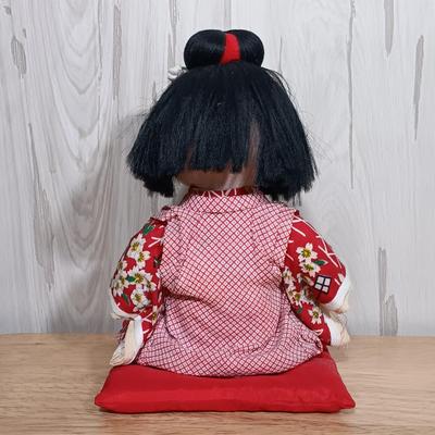 LOT 25: Vintage Ichimatsu Doll, Imari-Style Japanese Fan Dish, Handpainted Fans & More