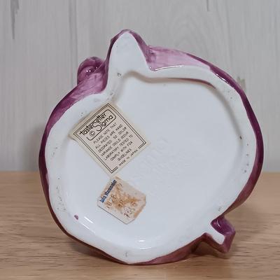 LOT 26: Vintage Jim Henson Muppets Sigma Taste Setter Miss Piggy Ceramic Vase and Mug with Kermit the Frog Dish