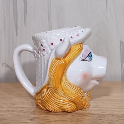 LOT 26: Vintage Jim Henson Muppets Sigma Taste Setter Miss Piggy Ceramic Vase and Mug with Kermit the Frog Dish