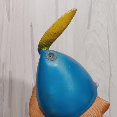 LOT 27: West German Rolly-Togs Roly Poly Clown, Carousel Music Box with Trinkets, Metal Drum & Marble Game