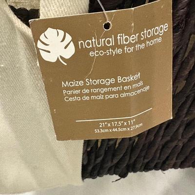 Mixed Lot Woven, Metal, Plastic Storage Baskets (1018CR-ES)