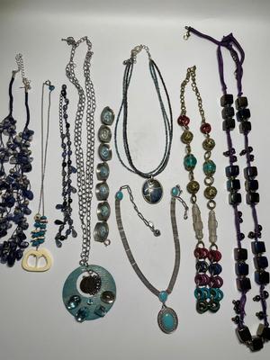 Fun collection of necklaces & bracelet