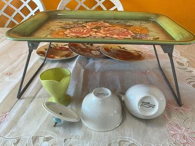 Vintage Grouping including tray