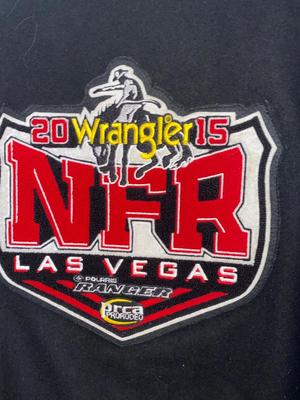 WRANGLER OFFICIAL NATIONAL FINALS RODEO CONTESTANT JACKET SIZE LARGE
