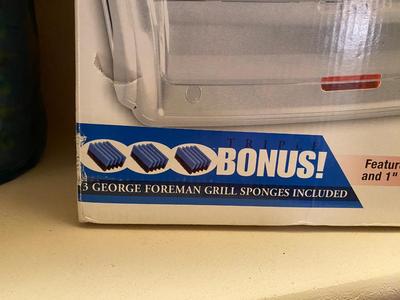 NIB GEORGE FOREMAN LEAN MEAN FAT GRILLING MACHINE