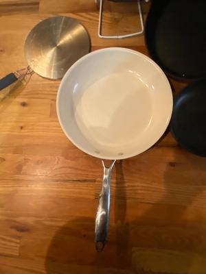 A VARIETY OF DIFFERENT FRYING PAN’S