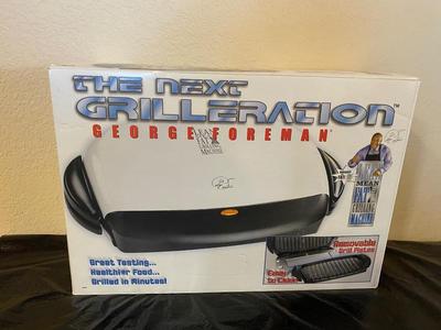 NIB THE NEXT GRILLERATION GEORGE FOREMAN GRILL