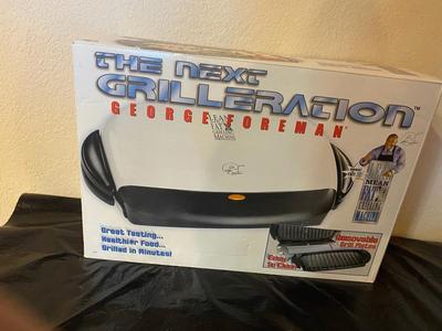 NIB THE NEXT GRILLERATION GEORGE FOREMAN GRILL