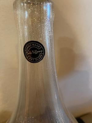 BEAUTIFUL DALE TIFFANY ART GLASS, CARNIVAL GLASS & WRAPPED VASE