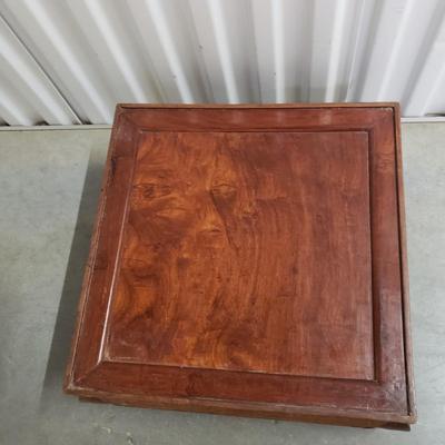 Copper Planter w/ Wooden Plant Stand (1018FR-KD)