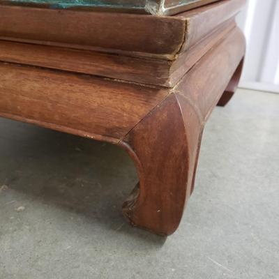 Copper Planter w/ Wooden Plant Stand (1018FR-KD)