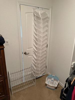 HANGING AND FLOOR SHOE ORGANIZERS & FOOT BATH