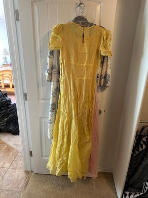 VINTAGE DRESSES AND BATH ROBE