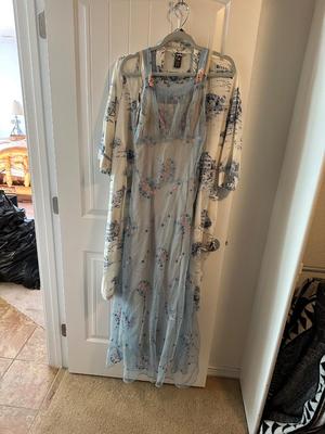 VINTAGE DRESSES AND BATH ROBE
