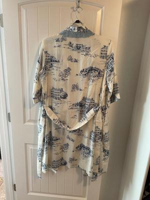 VINTAGE DRESSES AND BATH ROBE