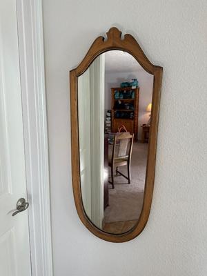 CHAIR AND WALL MIRROR
